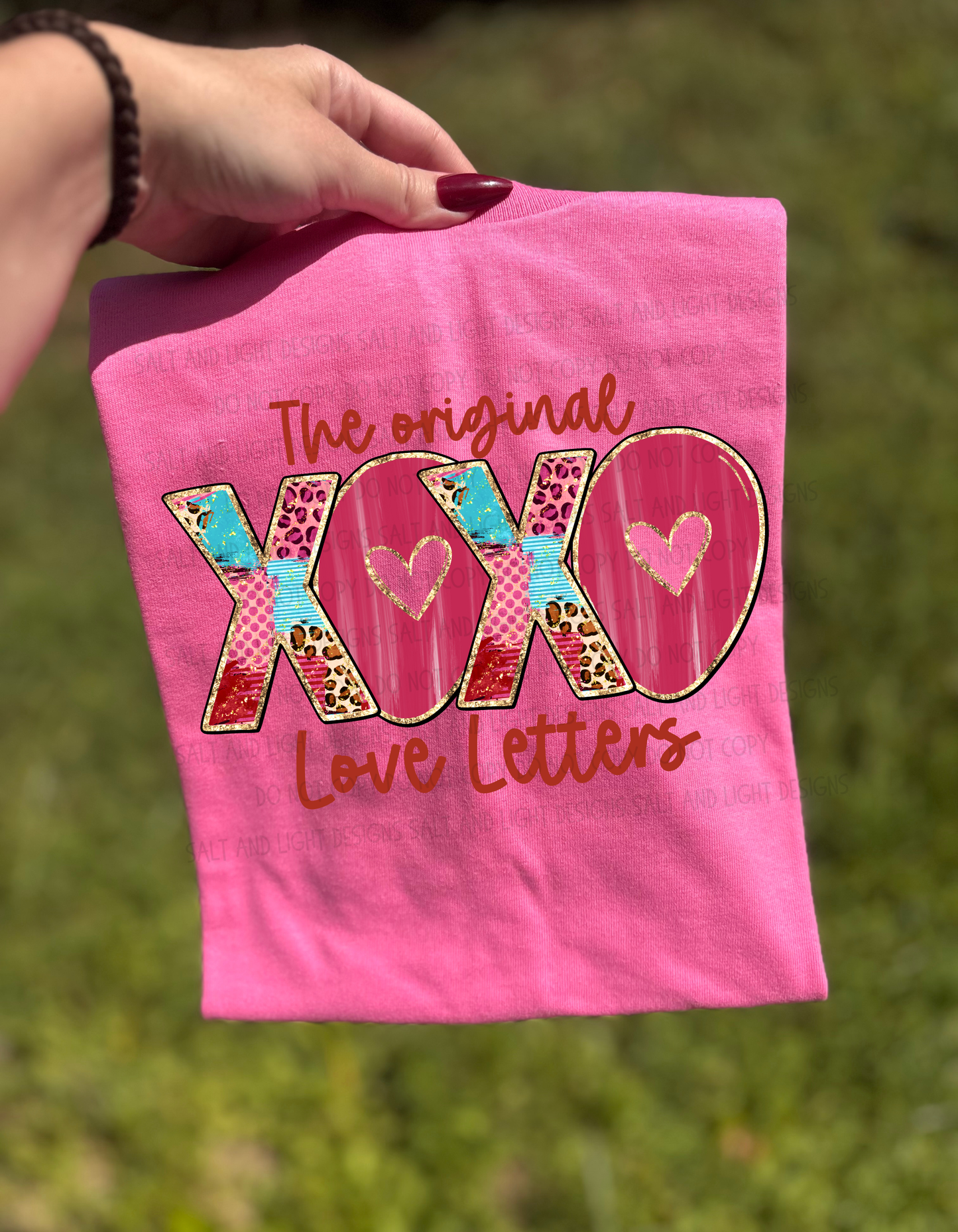 Digital: XOXO original love letters in red