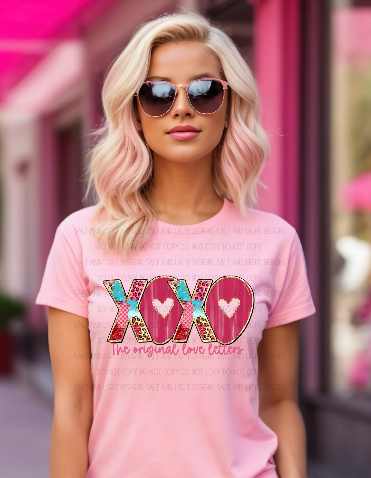 Digital: XOXO the original love letters pink