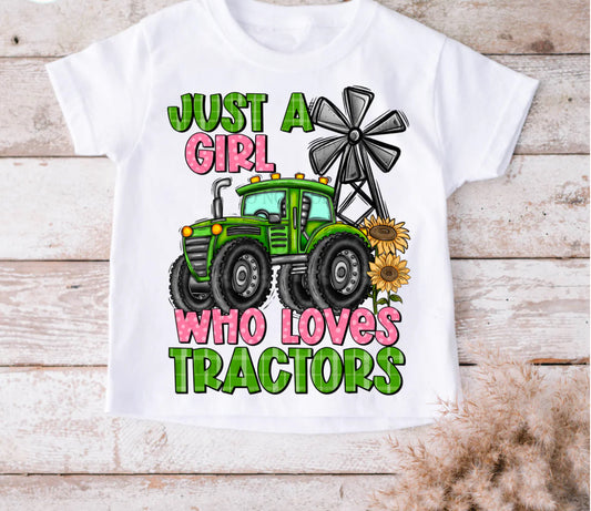 Just a girl or boy who loves tractors