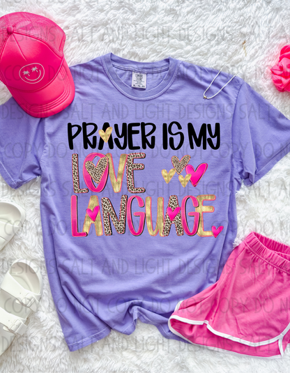 Digital: Prayer is my love language
