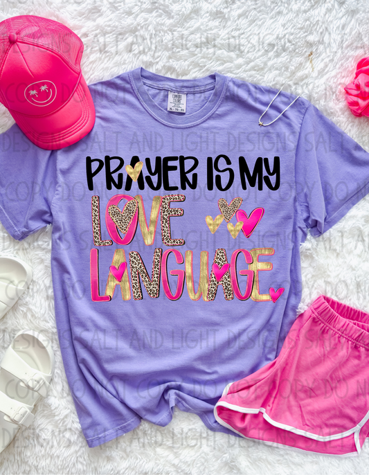 Digital: Prayer is my love language