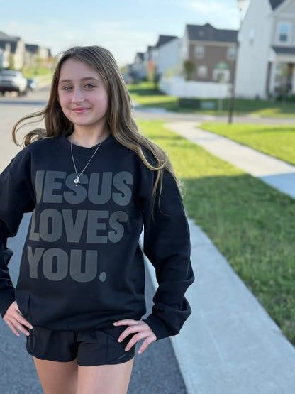 Jesus Puff Sweatshirt