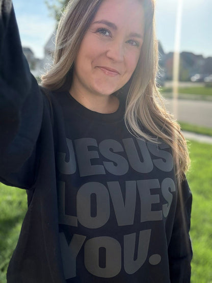 Jesus Puff Sweatshirt