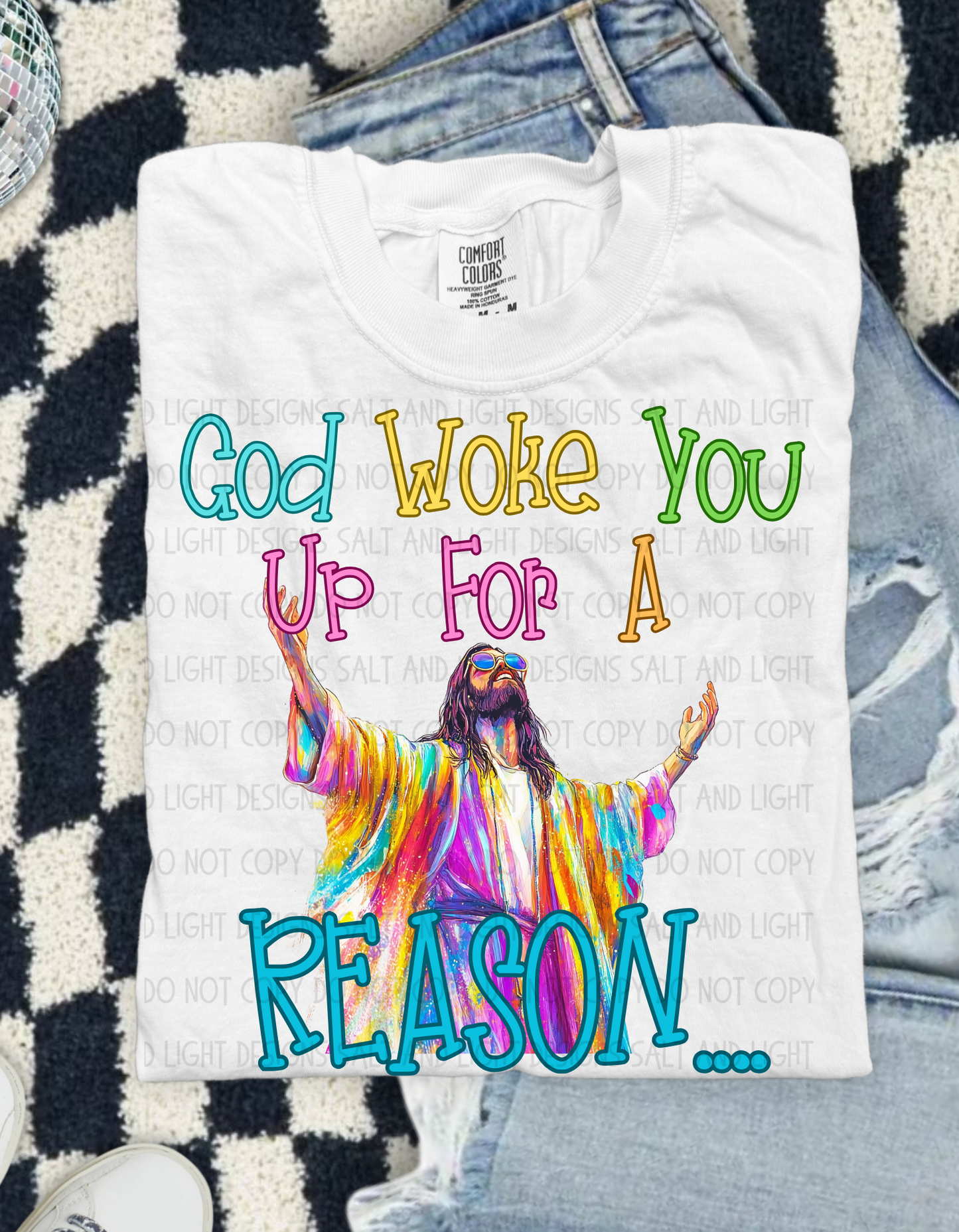 God woke you up!
