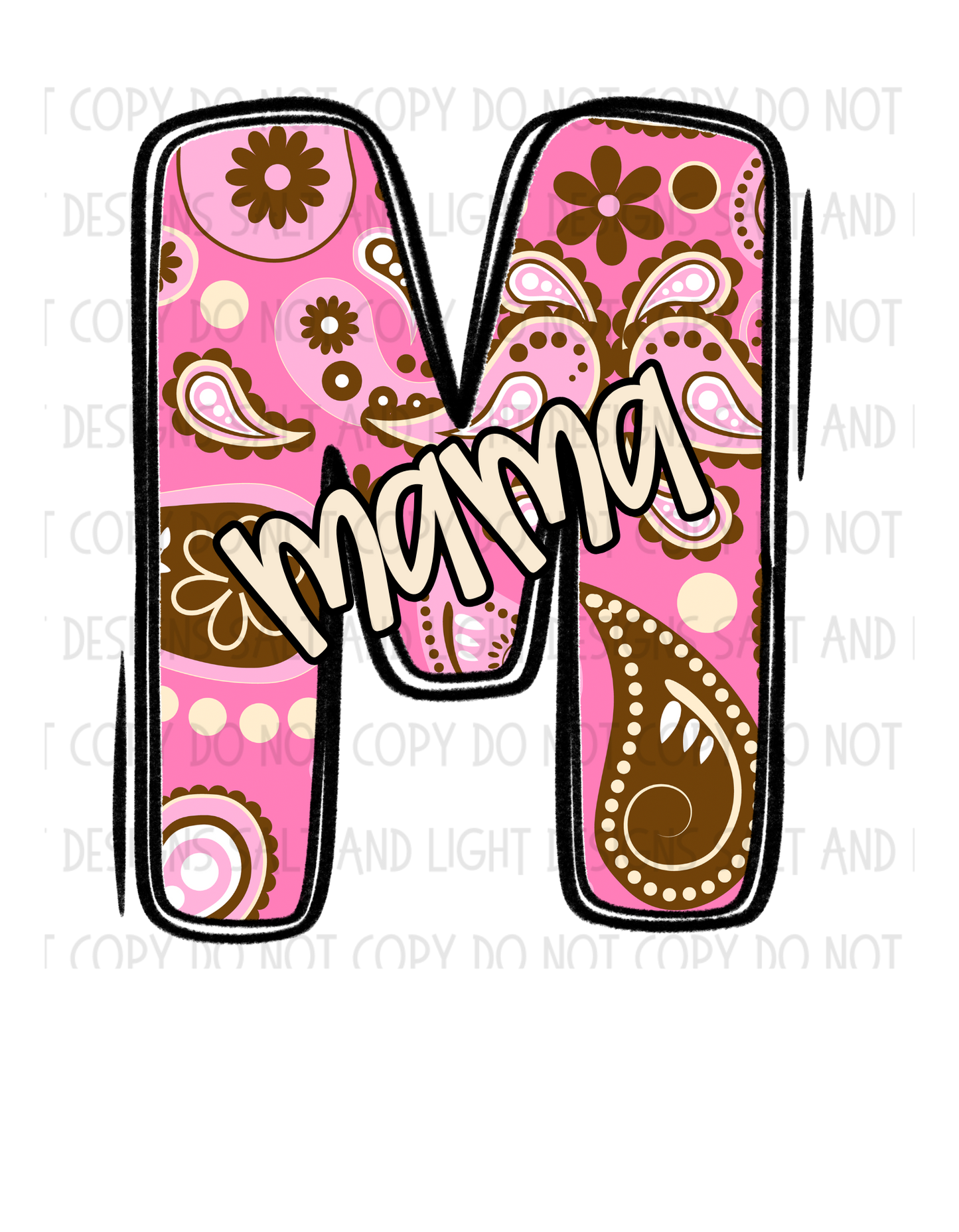 Digital: M is for Mama Boho