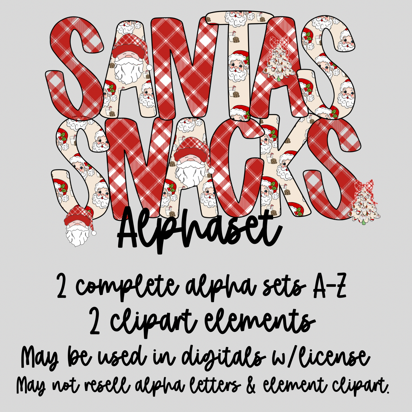 Digital: Santa’s Snacks Alpha Set