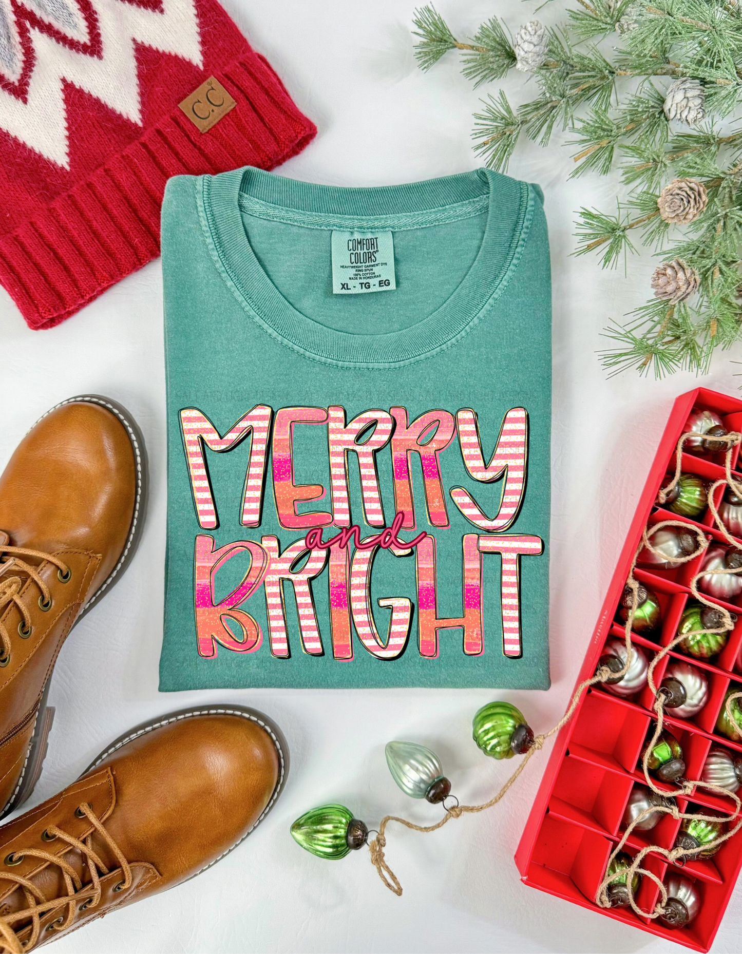 Digital: Pink Merry and Bright