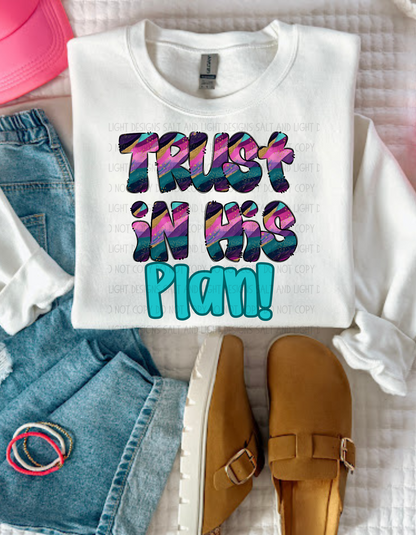 Trust in his plan