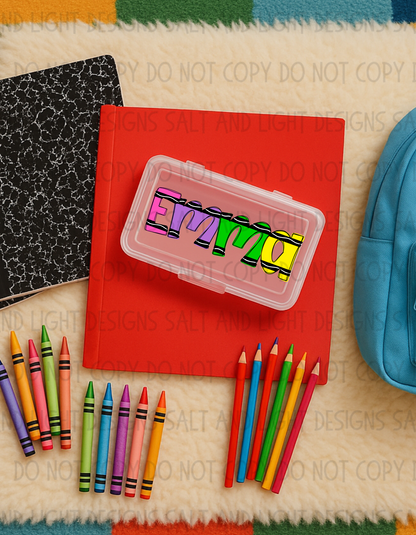Clear Pencil Boxes