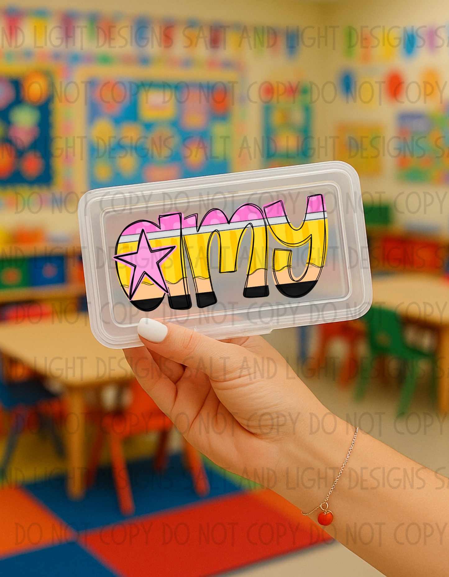 Clear Pencil Boxes