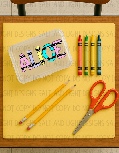 Clear Pencil Boxes