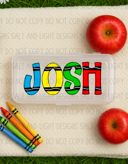Clear Pencil Boxes