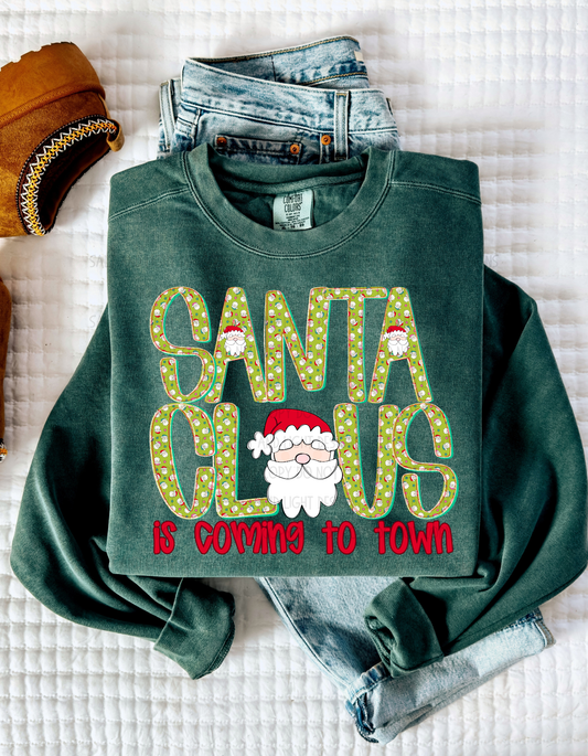 Santa Claus is coming to town