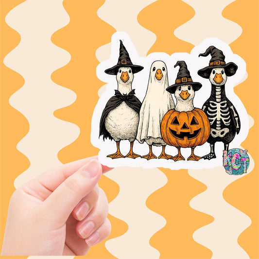 Spooky Goose Sticker