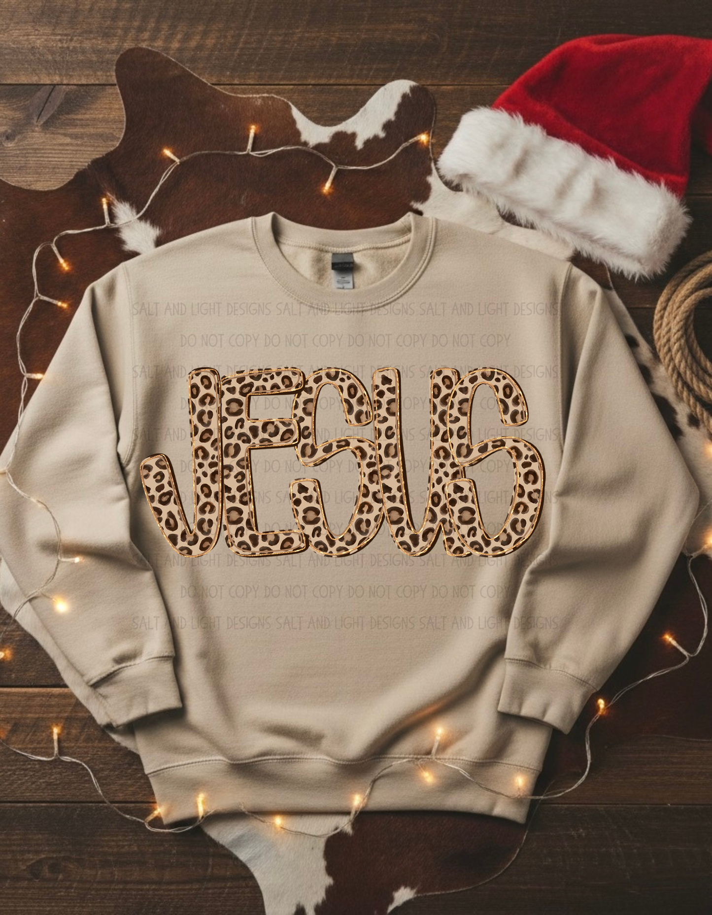 Jesus Leopard Print