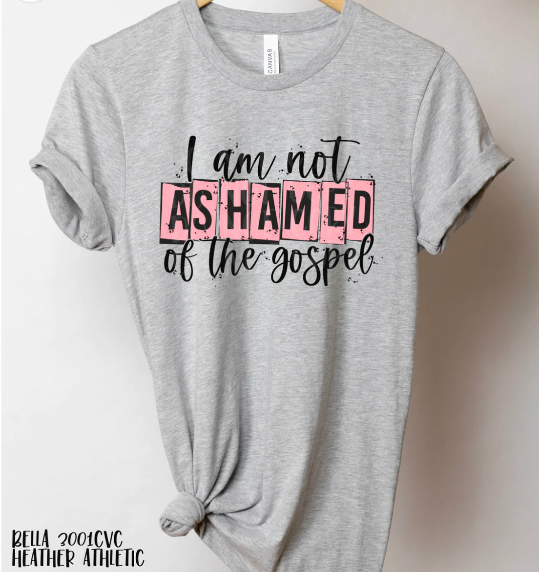 I am not ashamed
